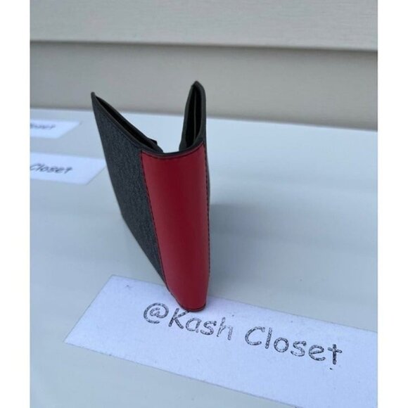 Michael Kors mens wallet billfold logo and leather Flame NO TAG - Picture 2 of 8